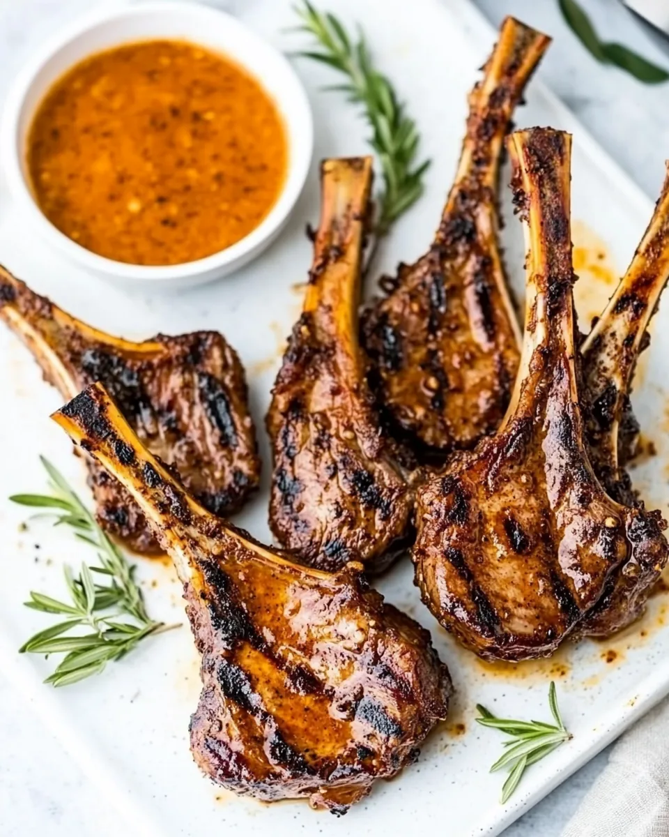 Honey Jerk Lamb Chops