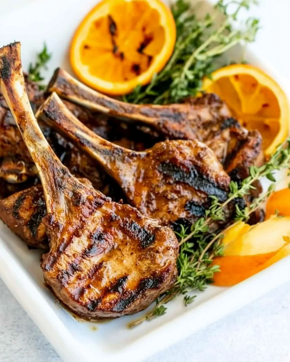 Honey Jerk Lamb Chops