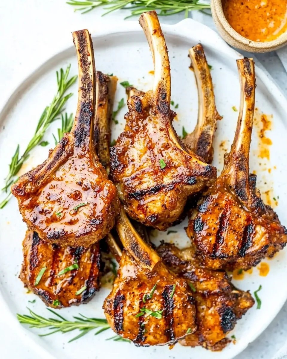 Honey Jerk Lamb Chops
