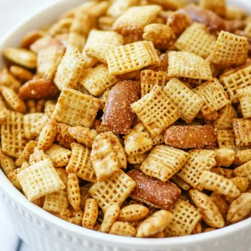 Honey Mustard Homemade Snack Mix