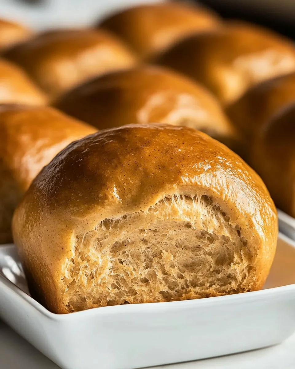 Honey Whole Wheat Rolls