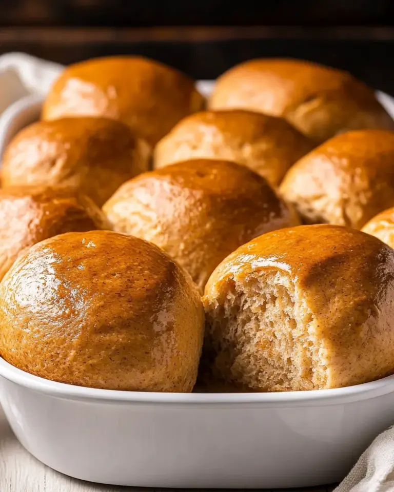 Honey Whole Wheat Rolls