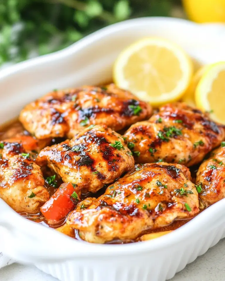 Hot Honey Mustard Chicken