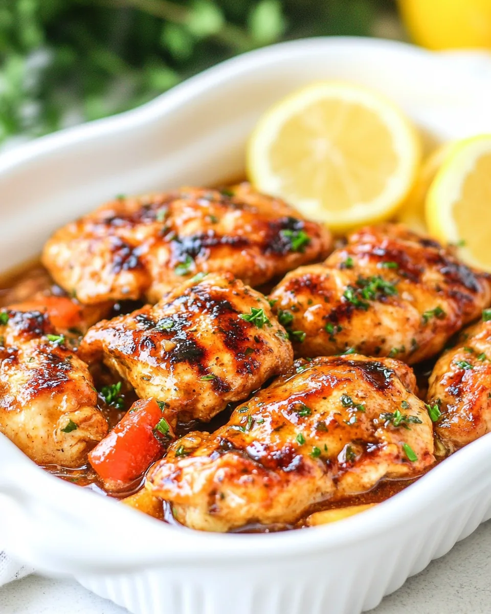 Hot Honey Mustard Chicken