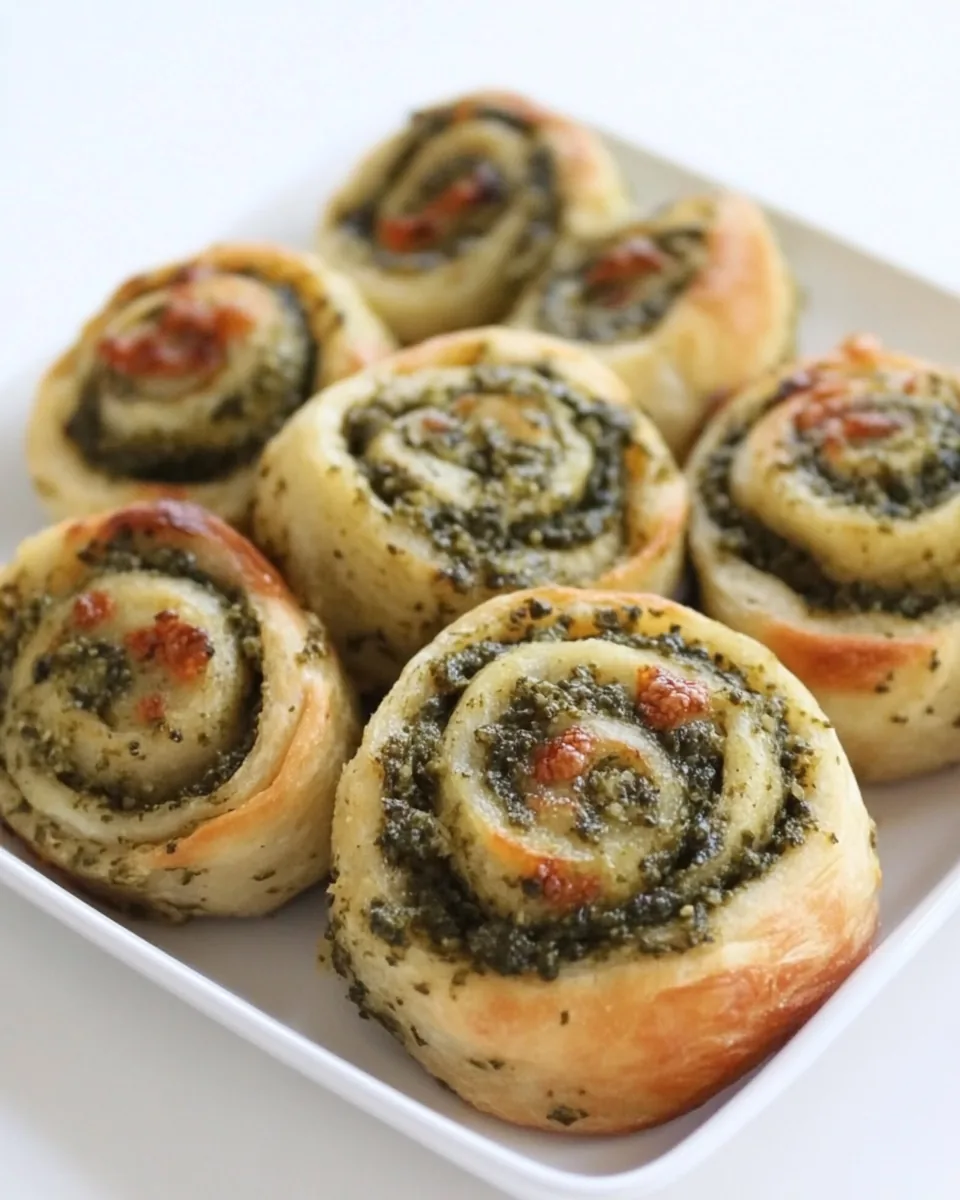 Kale Pesto Pizza Rolls