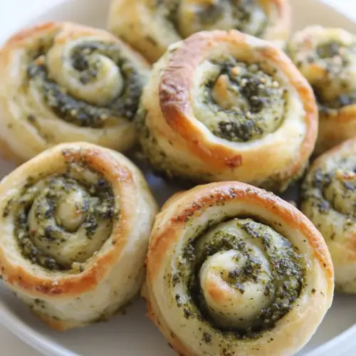 Kale Pesto Pizza Rolls