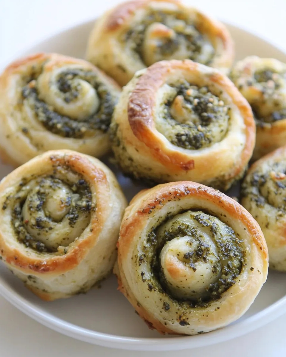 Kale Pesto Pizza Rolls