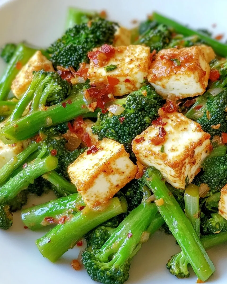 Indian Broccoli with Paneer