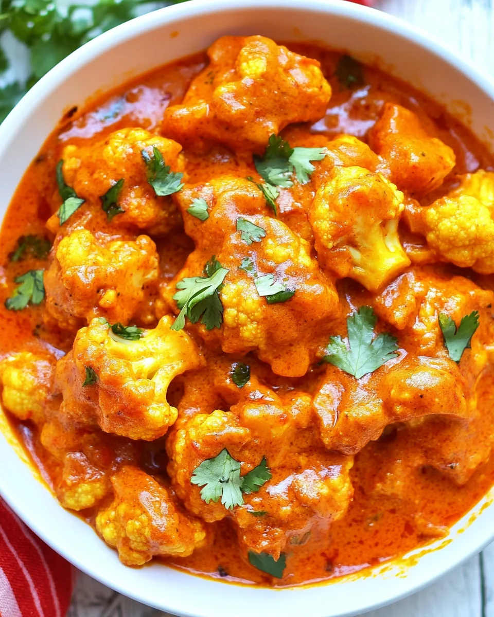 Indian Coconut Butter Cauliflower