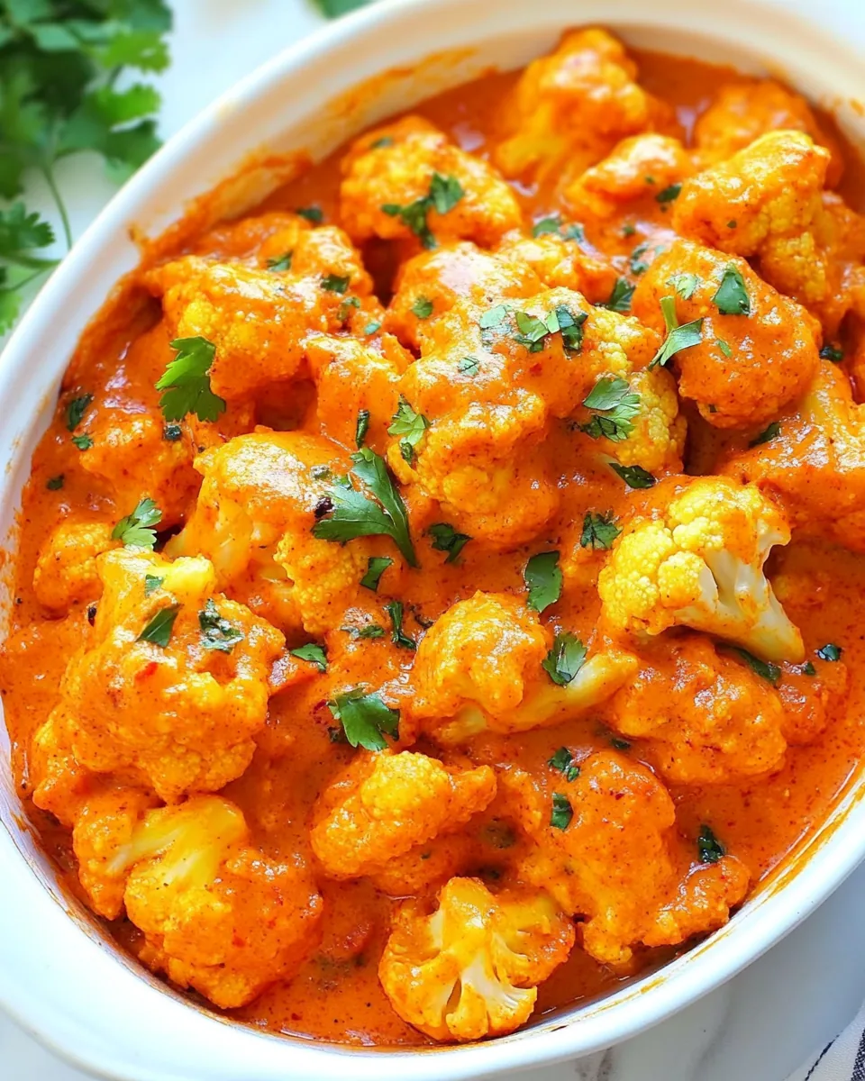 Indian Coconut Butter Cauliflower