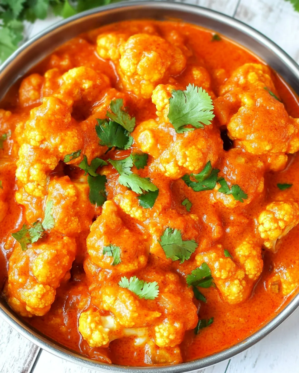 Indian Coconut Butter Cauliflower