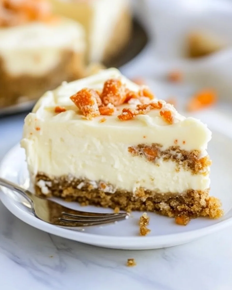 Instant Pot Carrot Cake Cheesecake