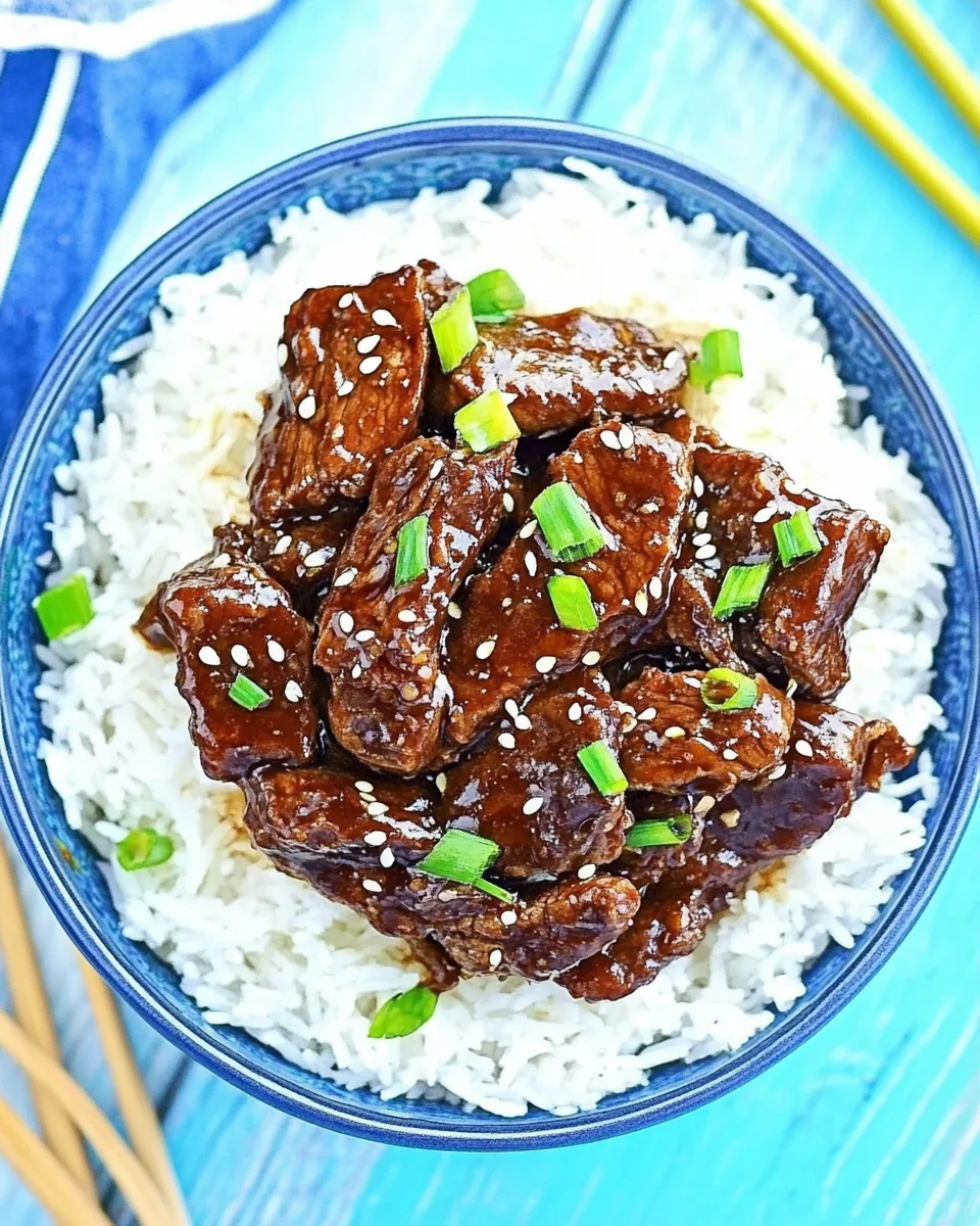Instant Pot Mongolian Beef