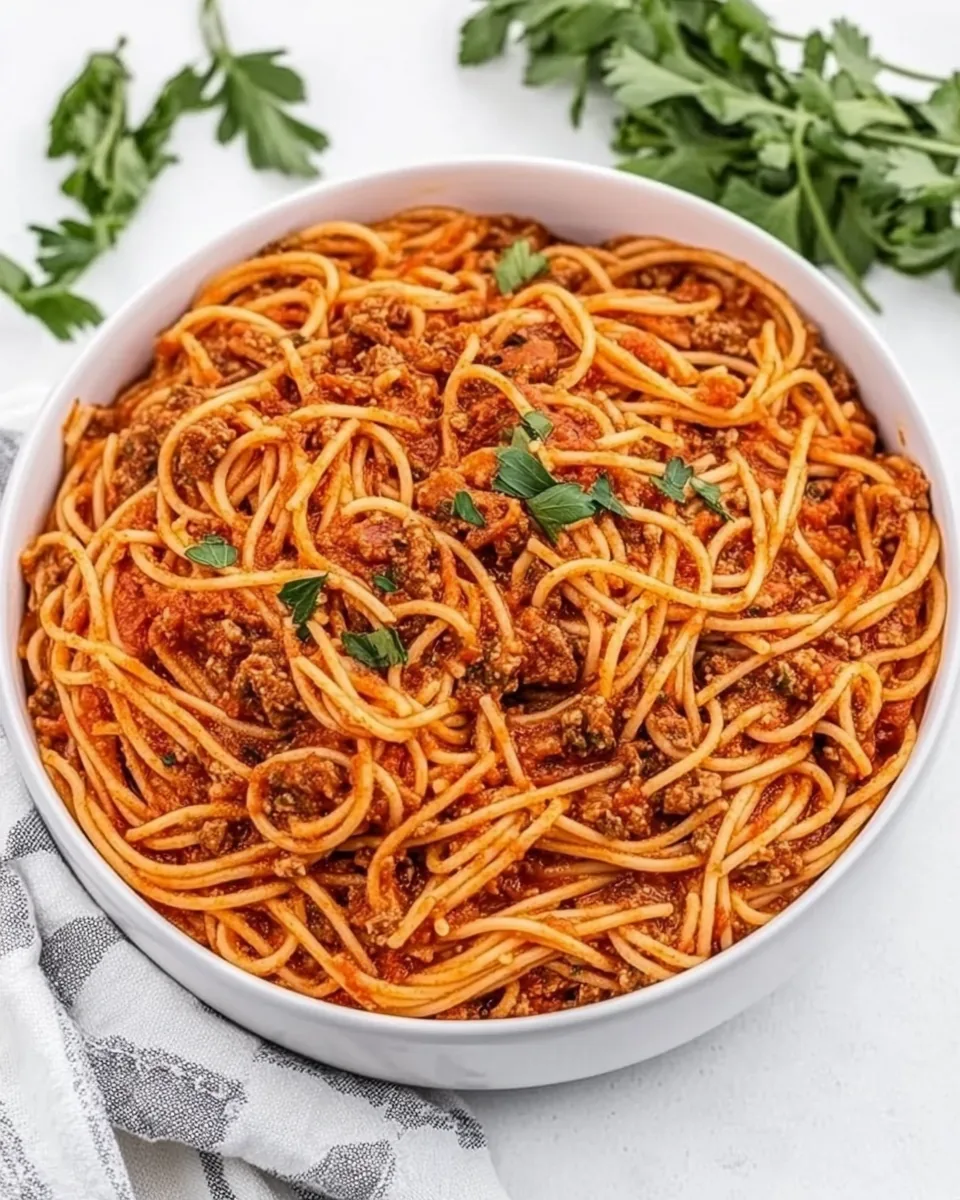 Instant Pot Spaghetti