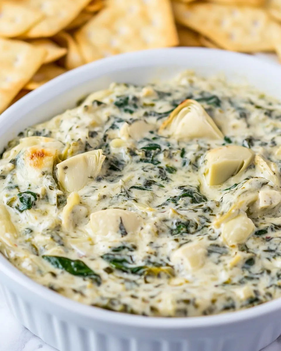 Instant Pot Spinach Artichoke Dip