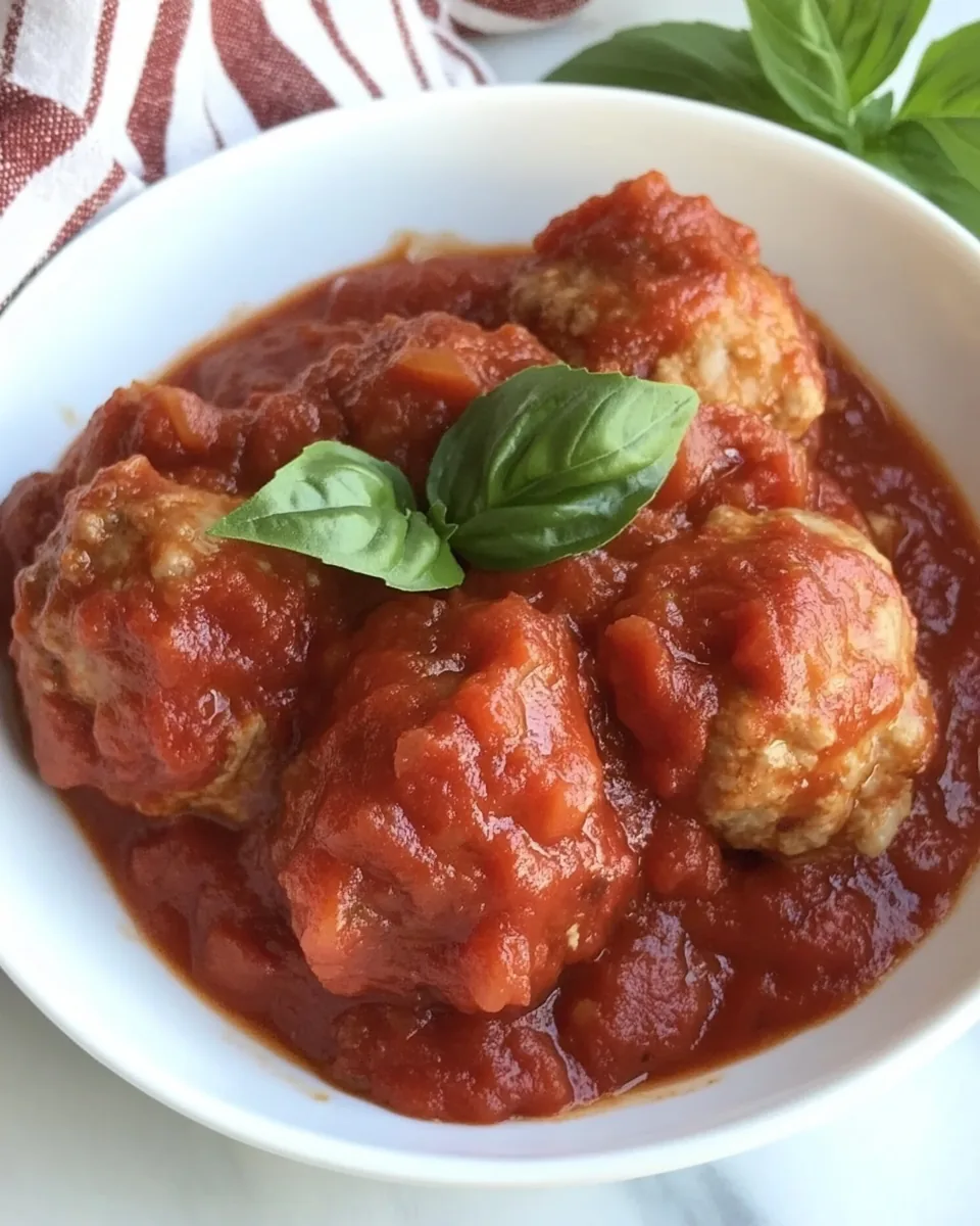Italian Chicken Meatballs