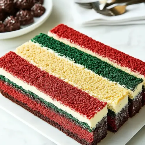 Italian Rainbow Cookie Loaf Cake