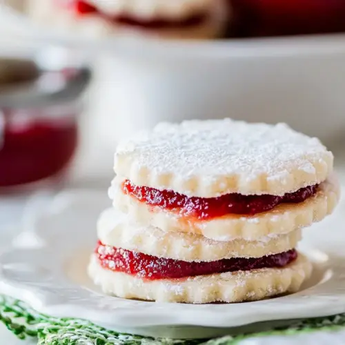 Jam Filled Sandwich Cookies