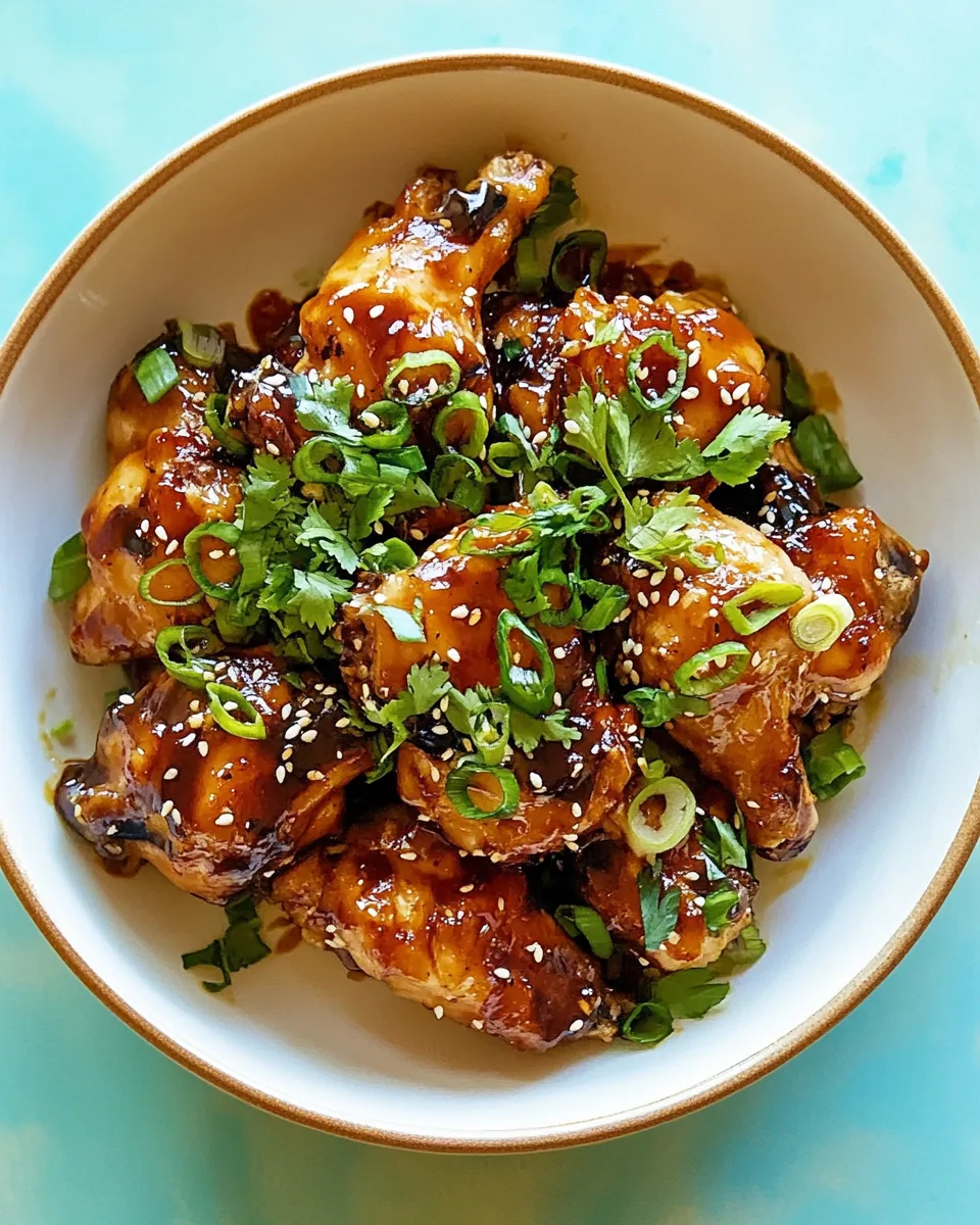 Japanese Sticky Chicken