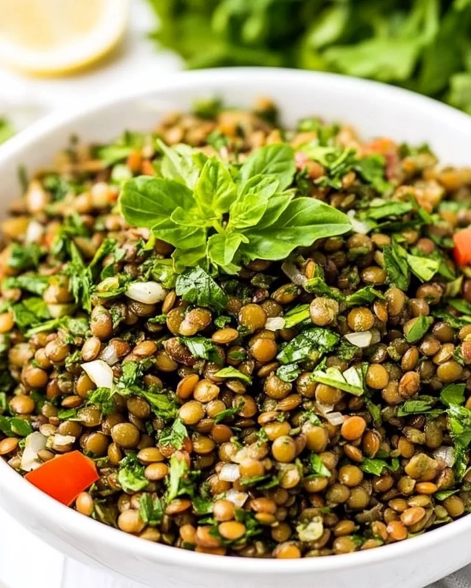 Lebanese Lentil Salad