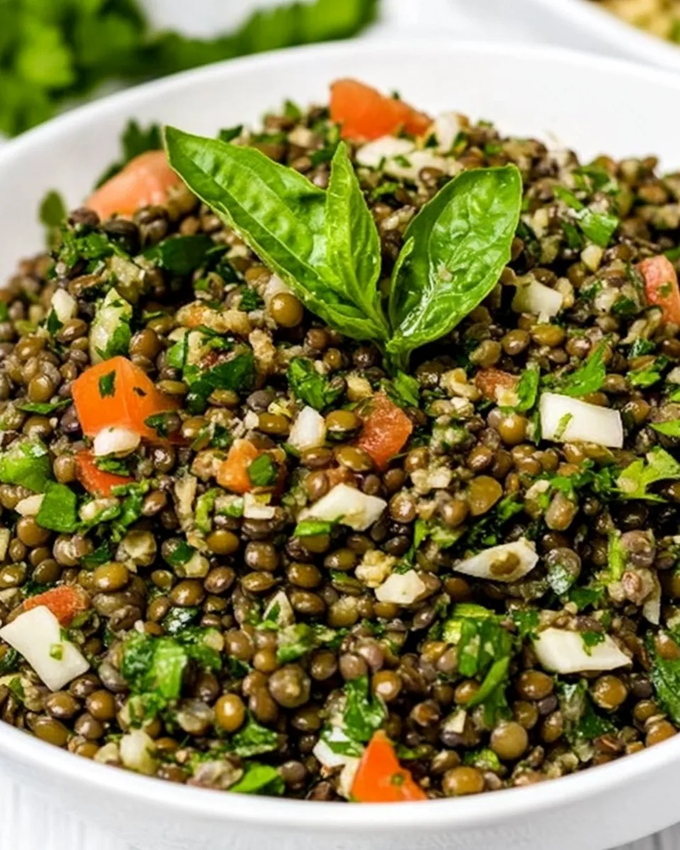 Lebanese Lentil Salad