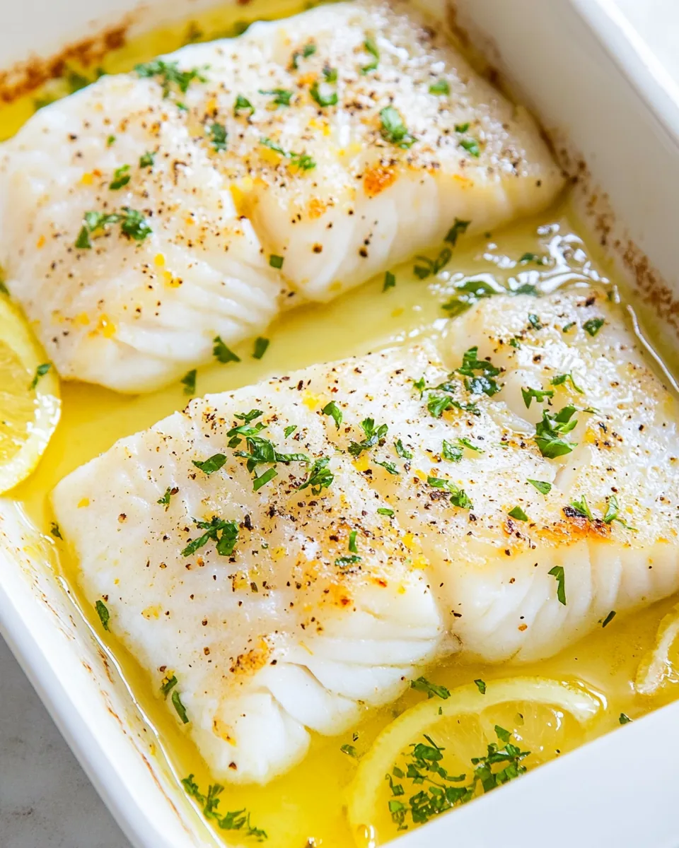 Lemon Baked Cod