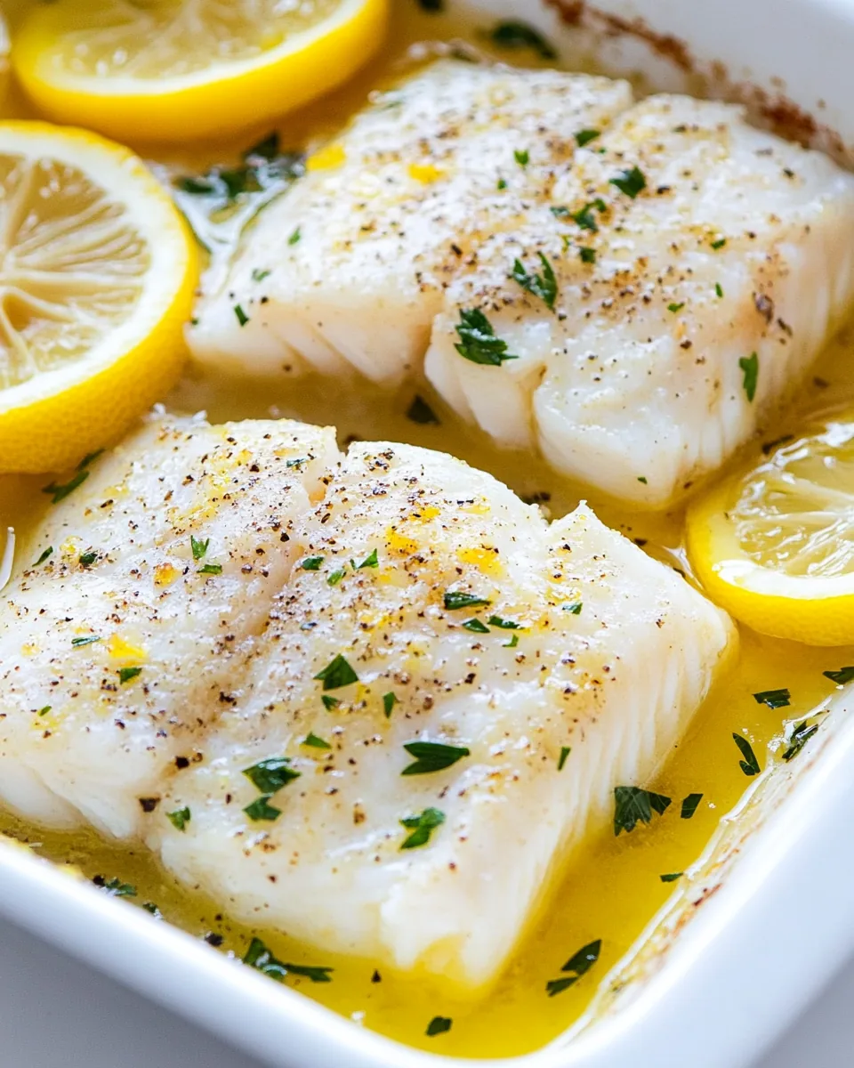 Lemon Baked Cod
