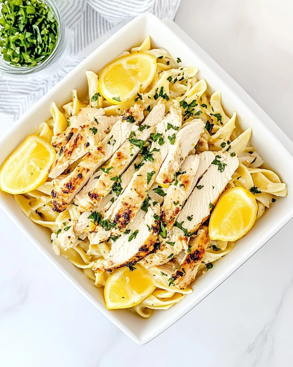Lemon Chicken Pasta
