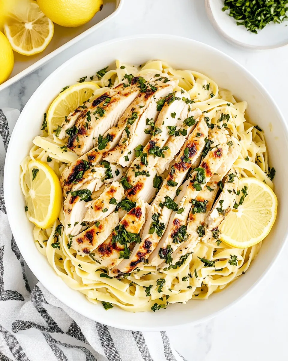 Lemon Chicken Pasta