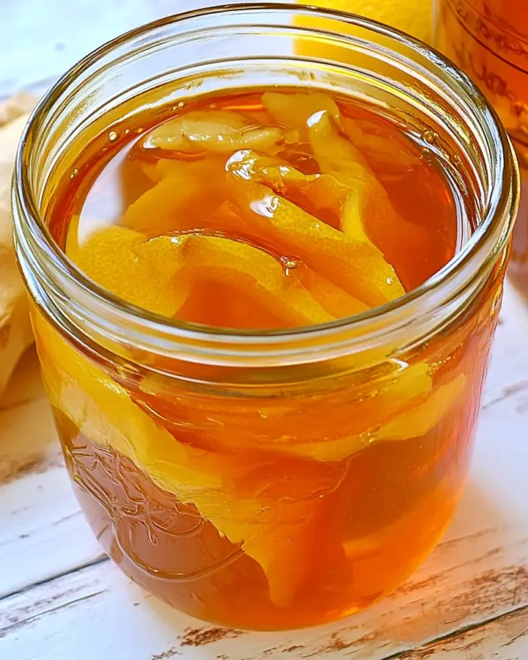 Lemon Fermented Ginger Honey