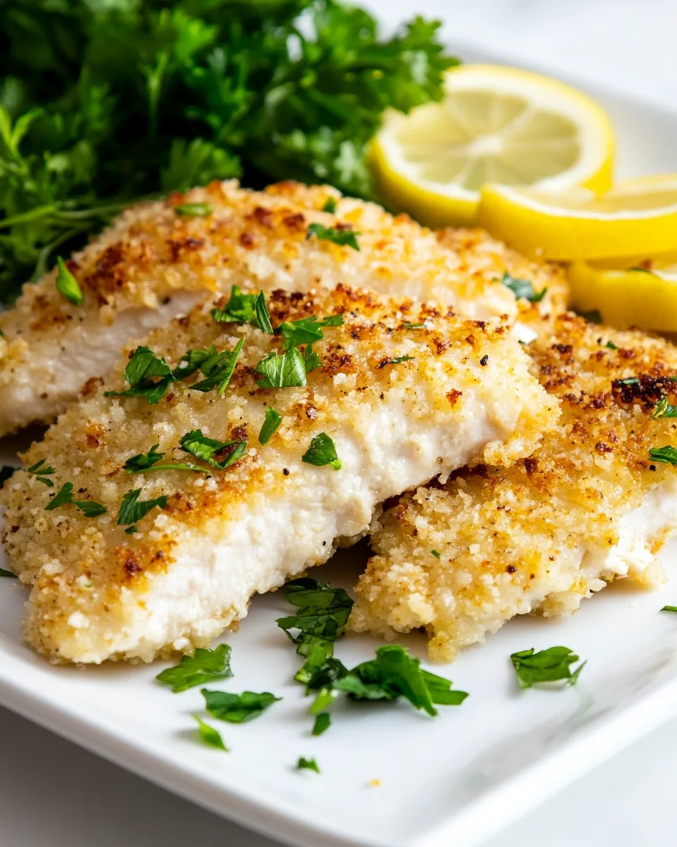 Lemon Panko Chicken