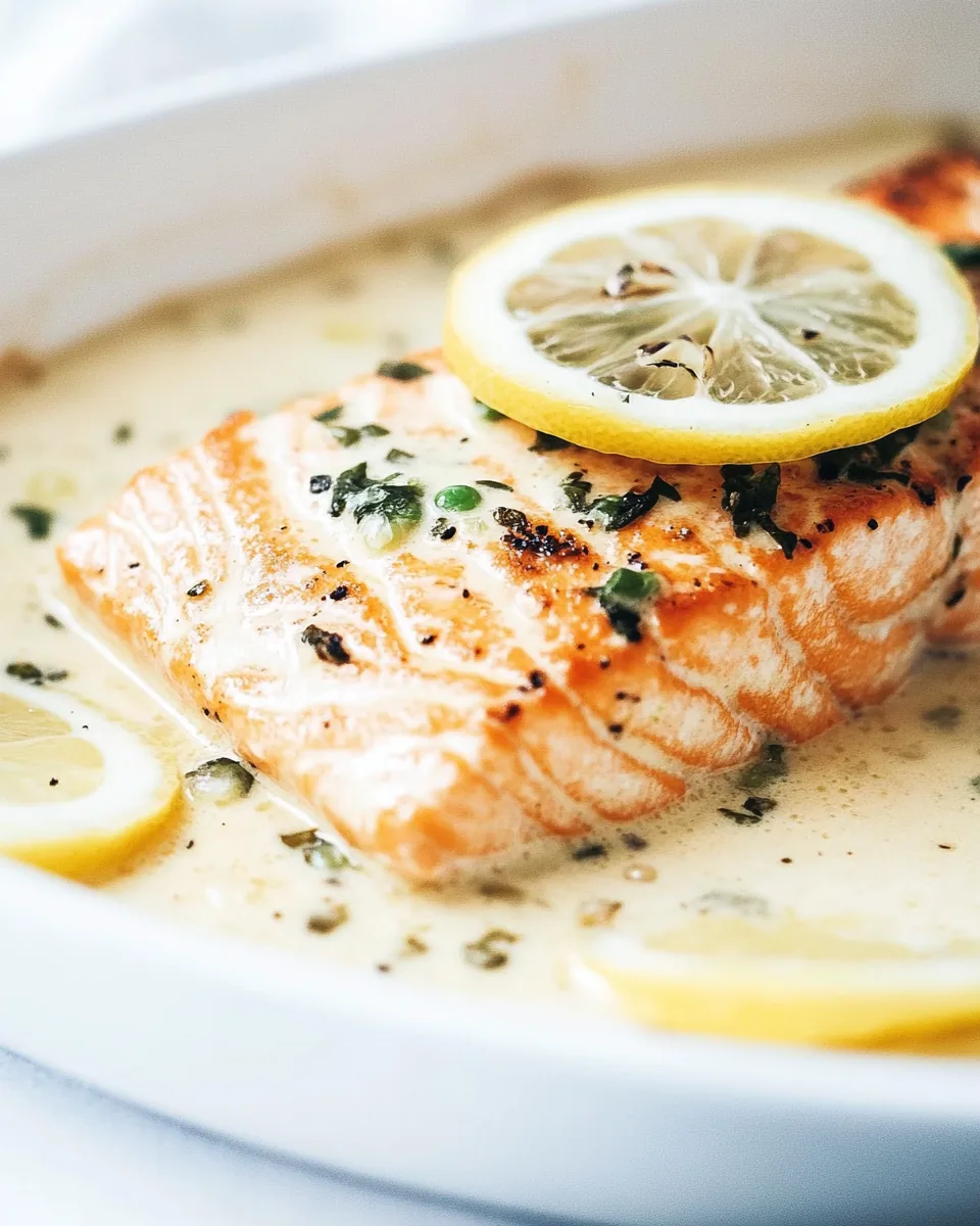 Lemon Salmon Piccata