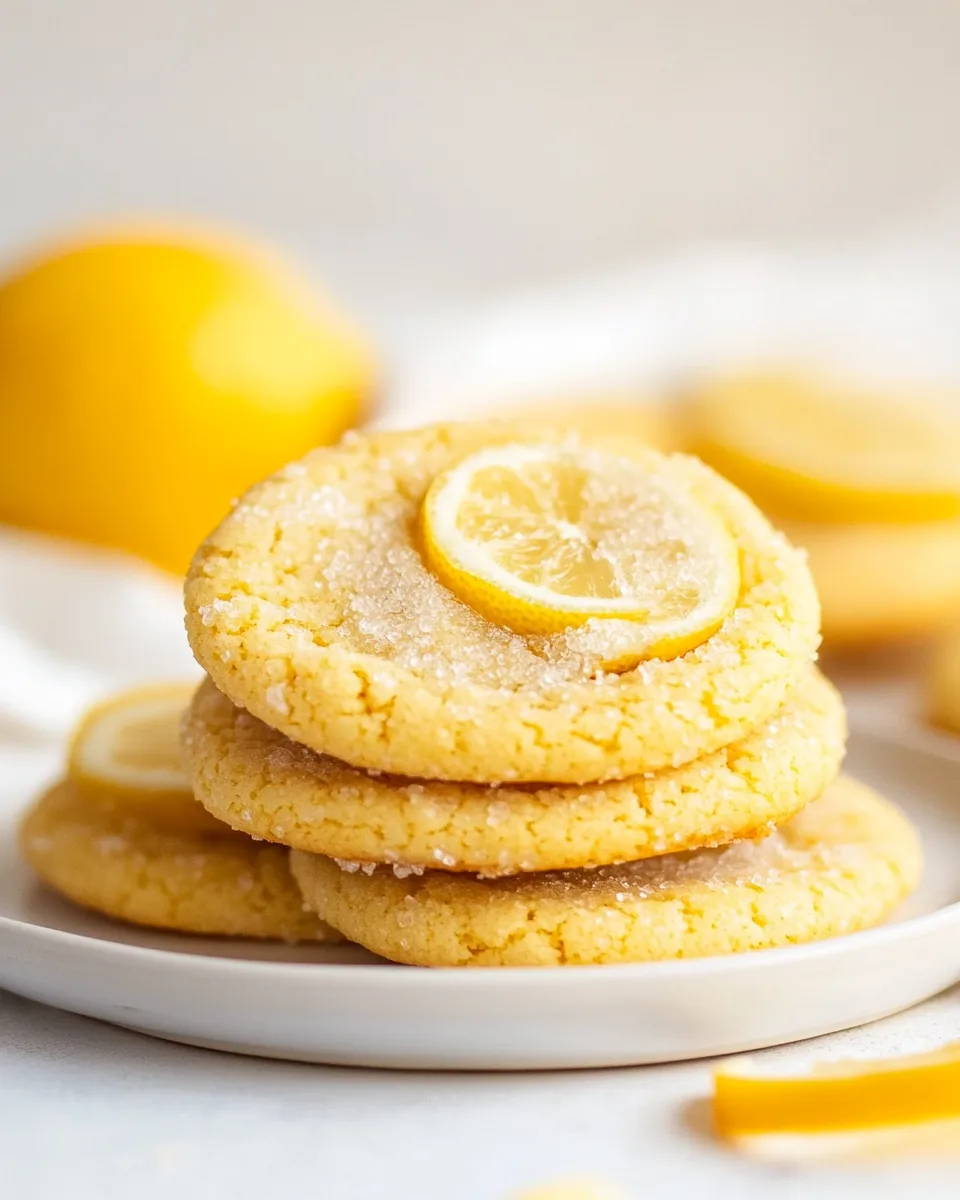 Lemon Sugar Cookies
