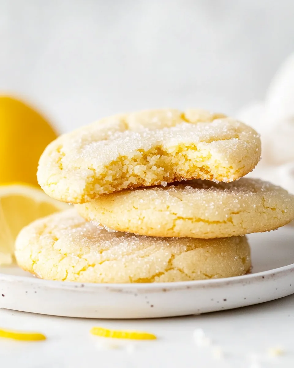 Lemon Sugar Cookies