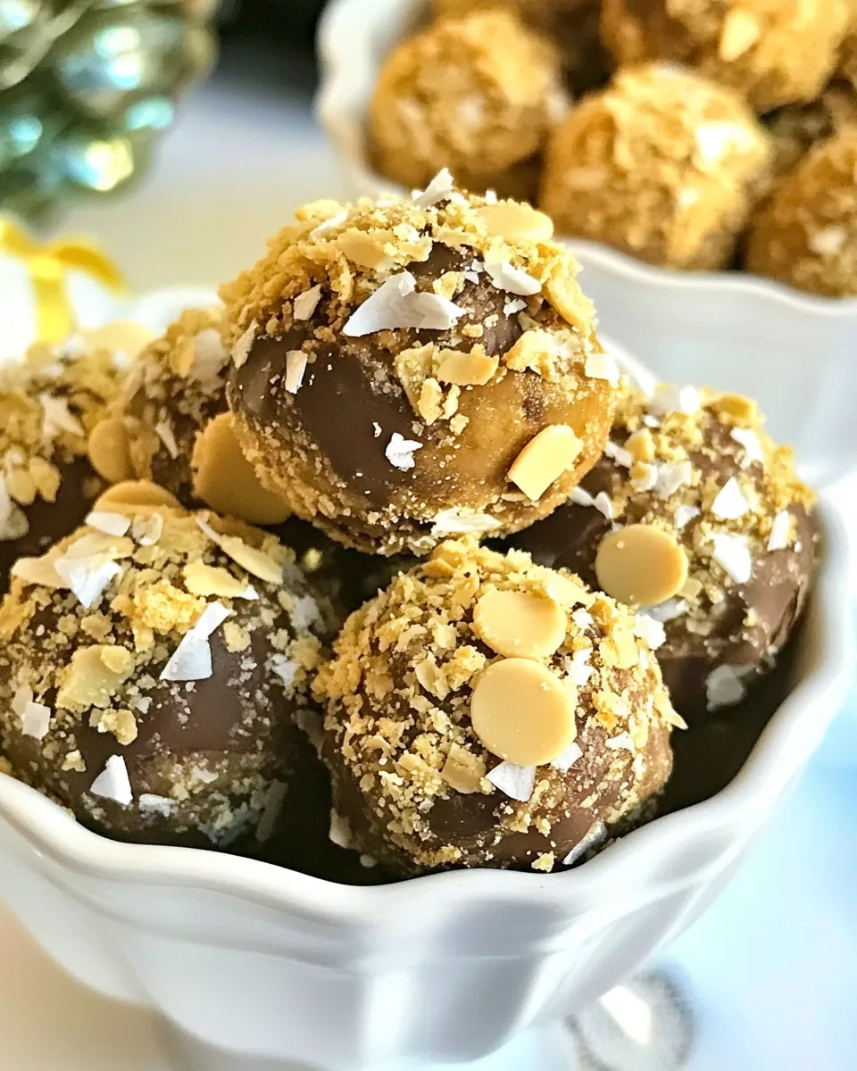 Loaded Peanut Butter Chip Balls