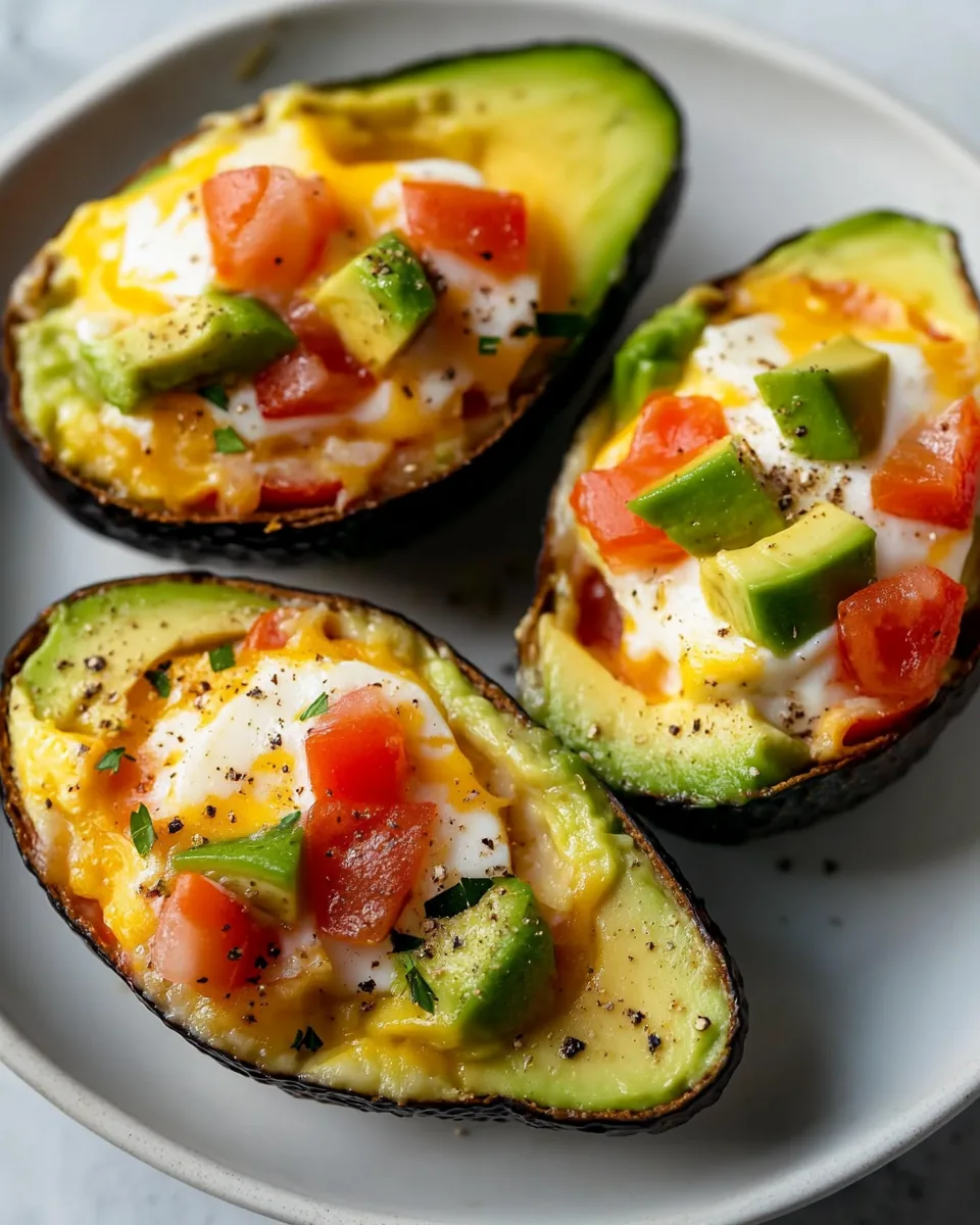 Low Carb Avocado Breakfast Cups