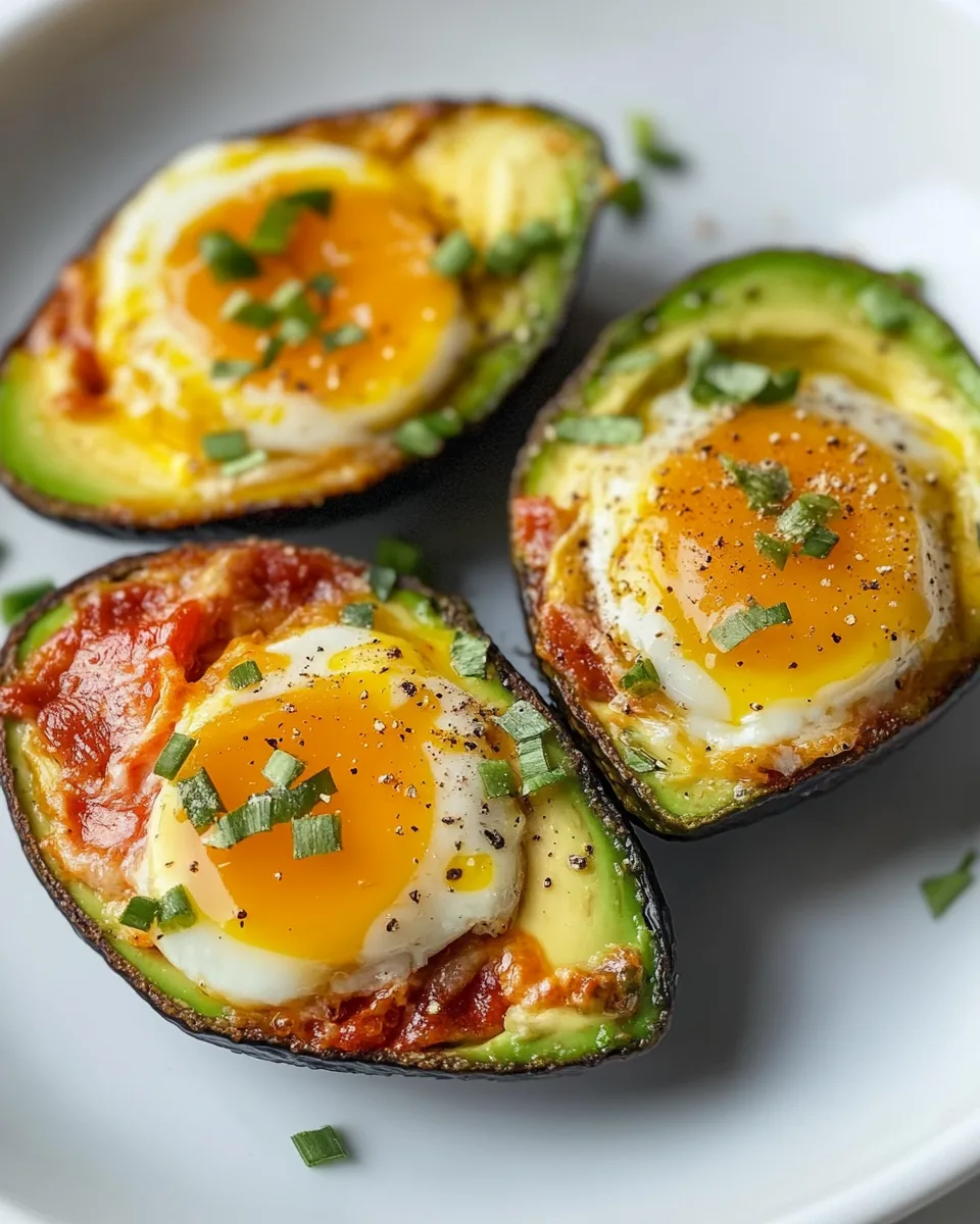 Low Carb Avocado Breakfast Cups