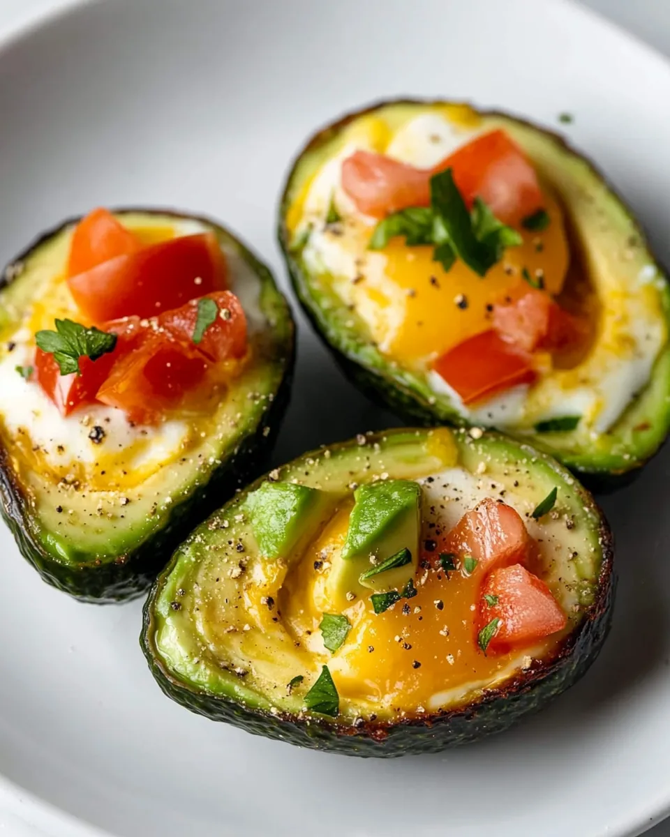Low Carb Avocado Breakfast Cups