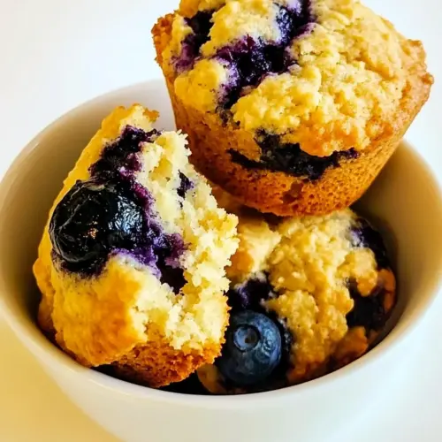 Low Sugar Blueberry Muffins
