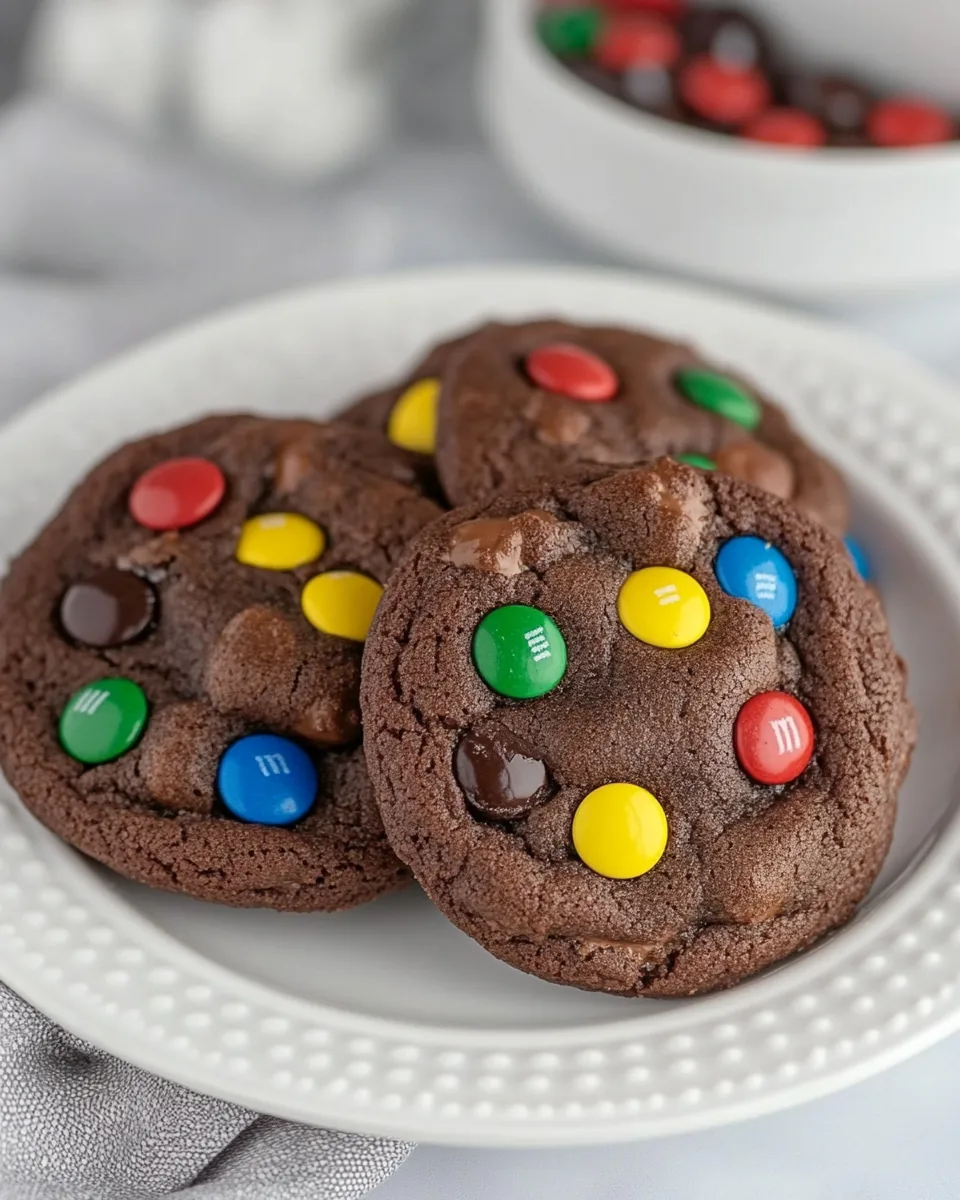 MM Brownie Cookies