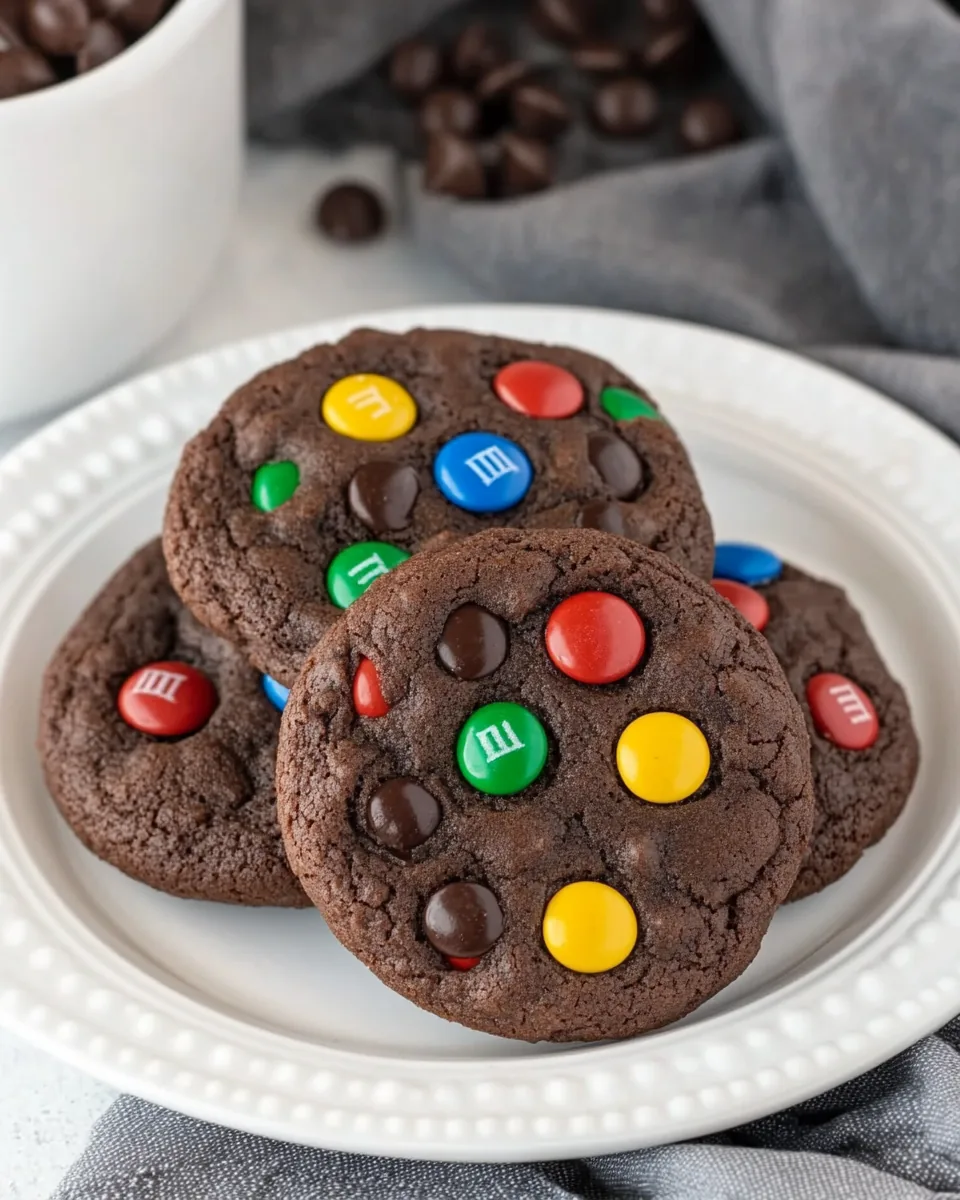 MM Brownie Cookies