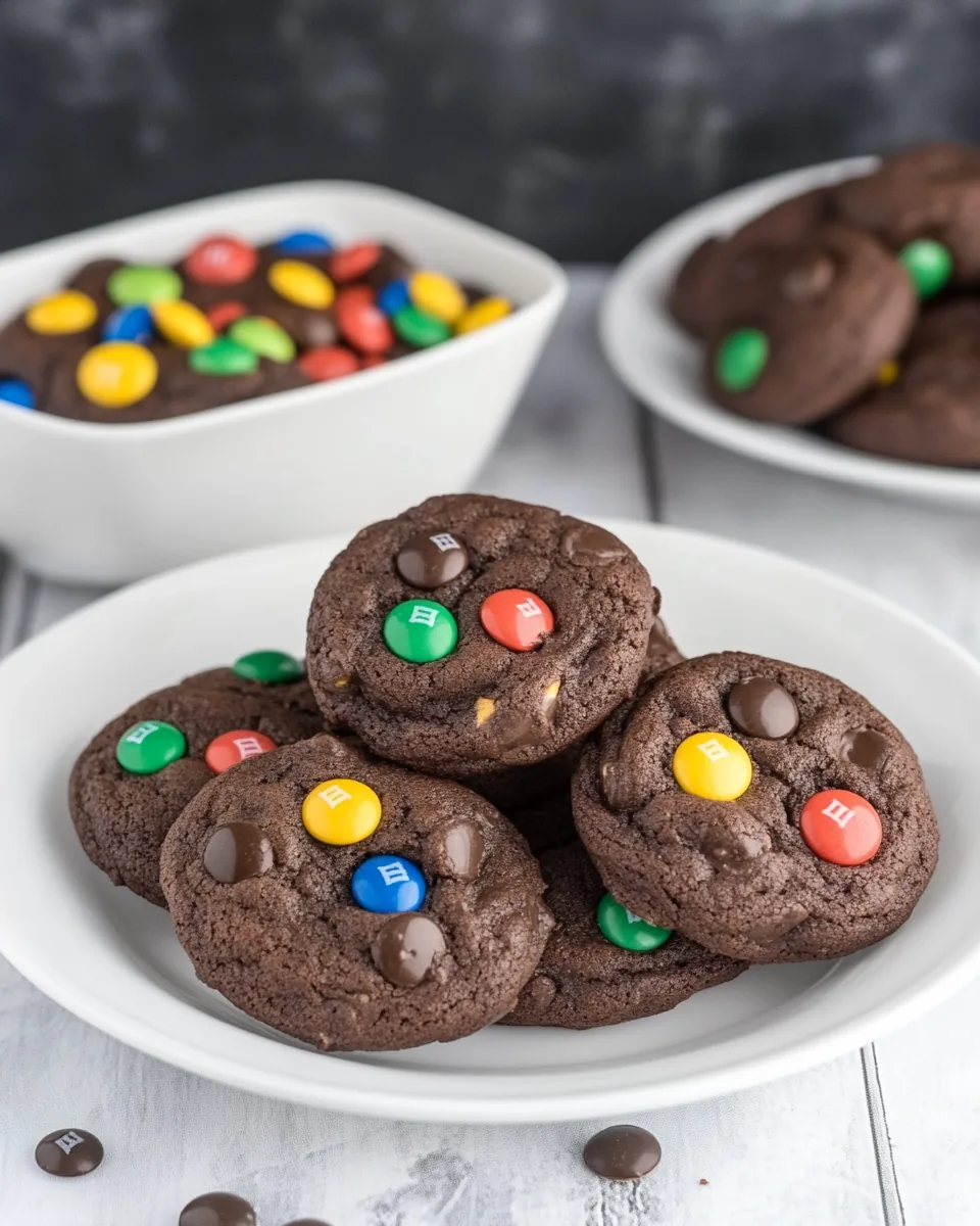 MM Brownie Cookies