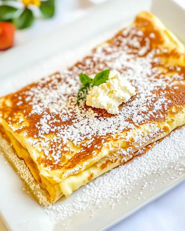 Maple Ricotta Stuffed Crepes