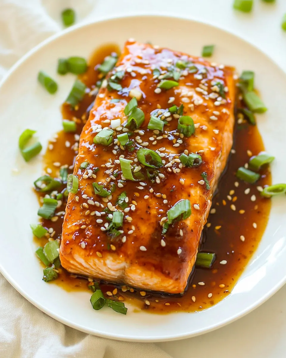 Maple Soy Glazed Salmon