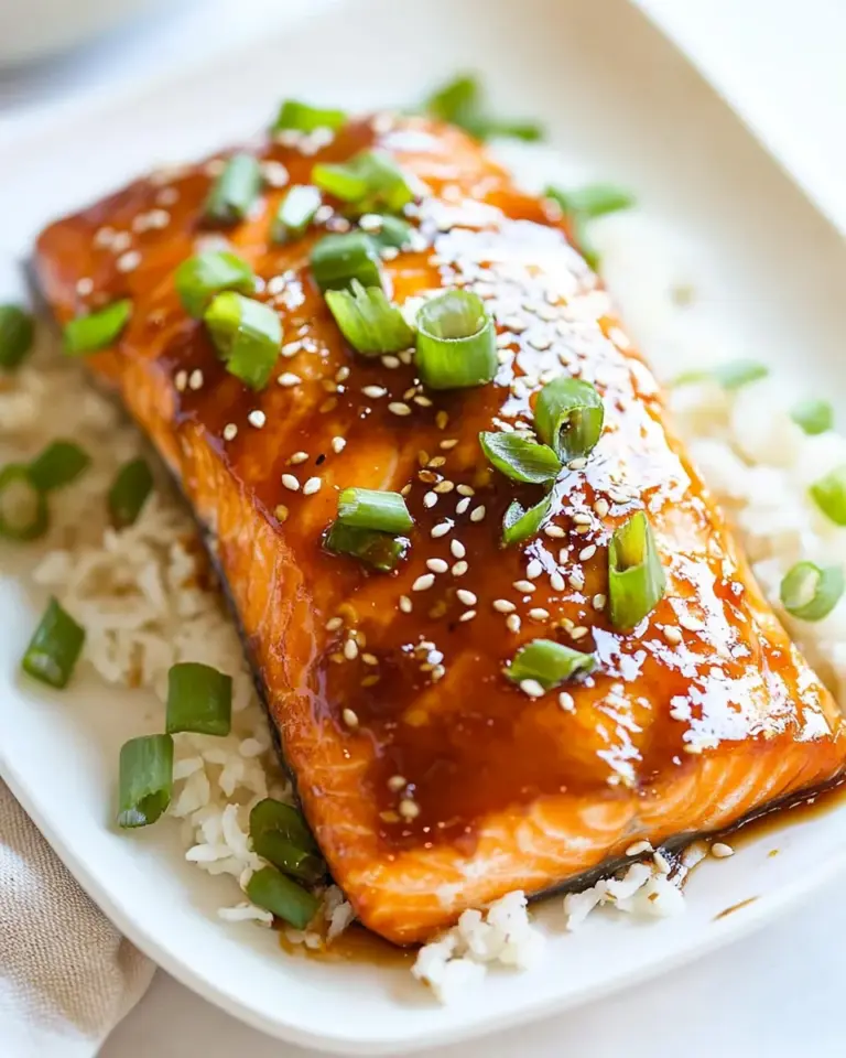 Maple Soy Glazed Salmon