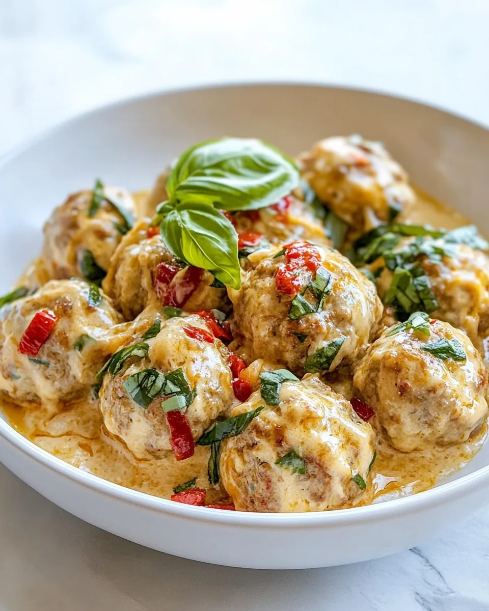 Marry Me Chicken Meatballs