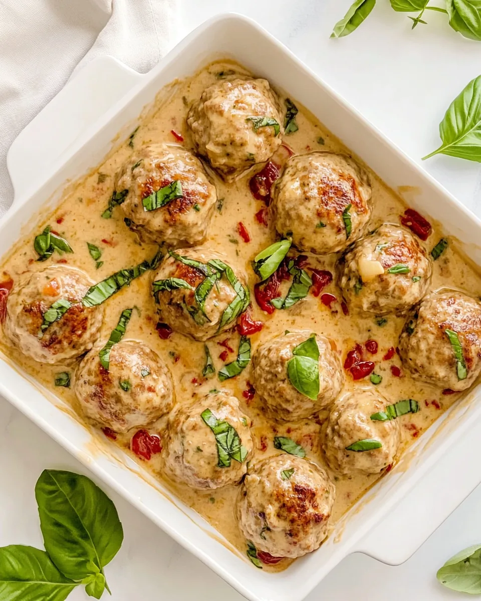 Marry Me Chicken Meatballs