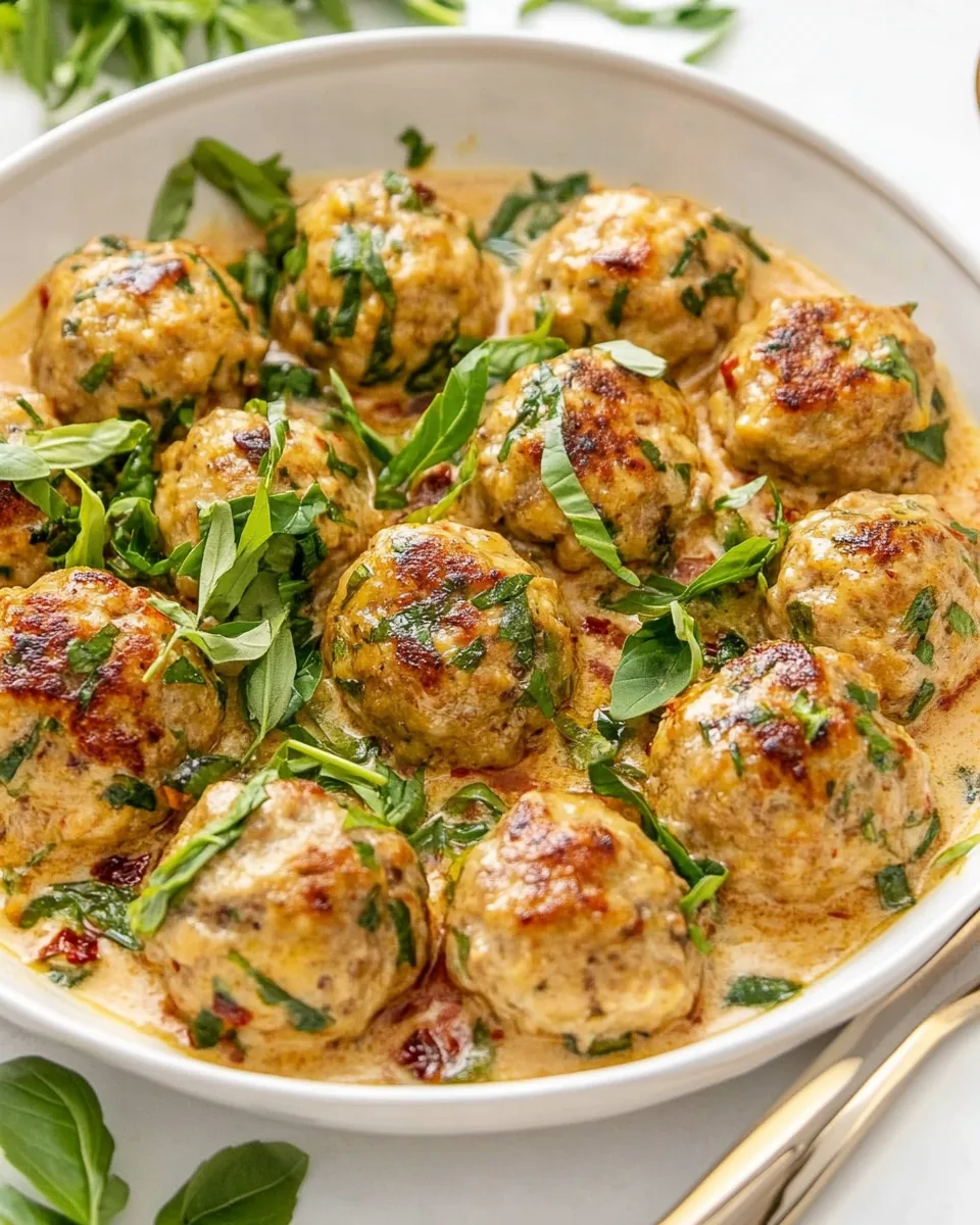 Marry Me Chicken Meatballs