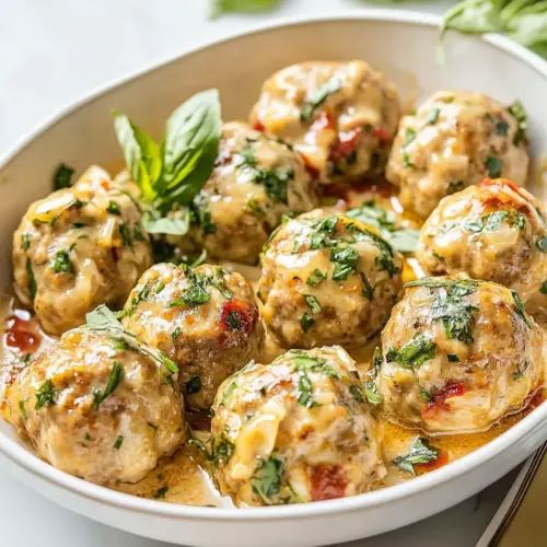 Marry Me Chicken Meatballs
