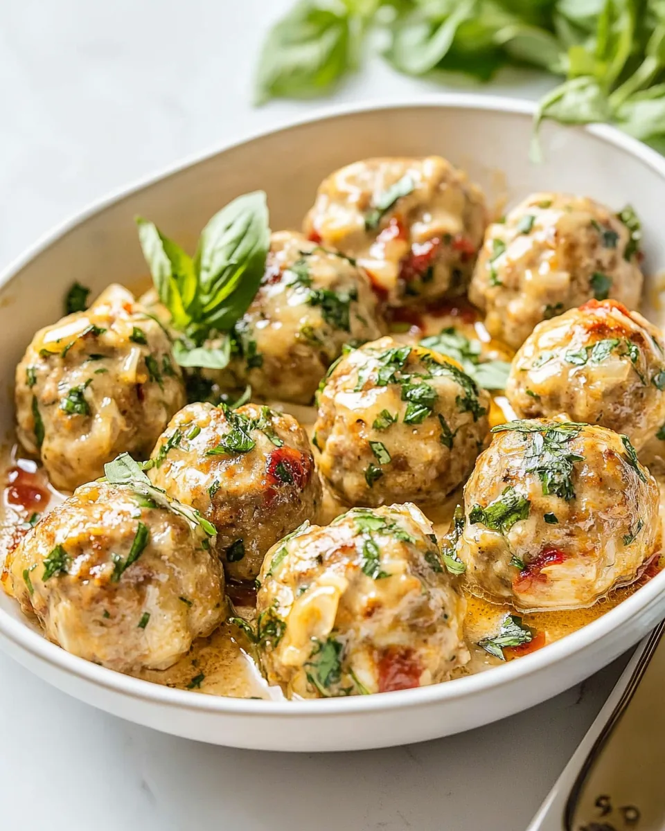 Marry Me Chicken Meatballs